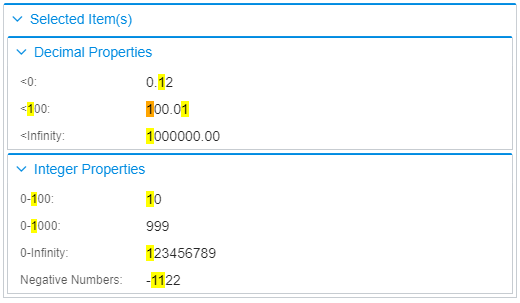 Property Filtering