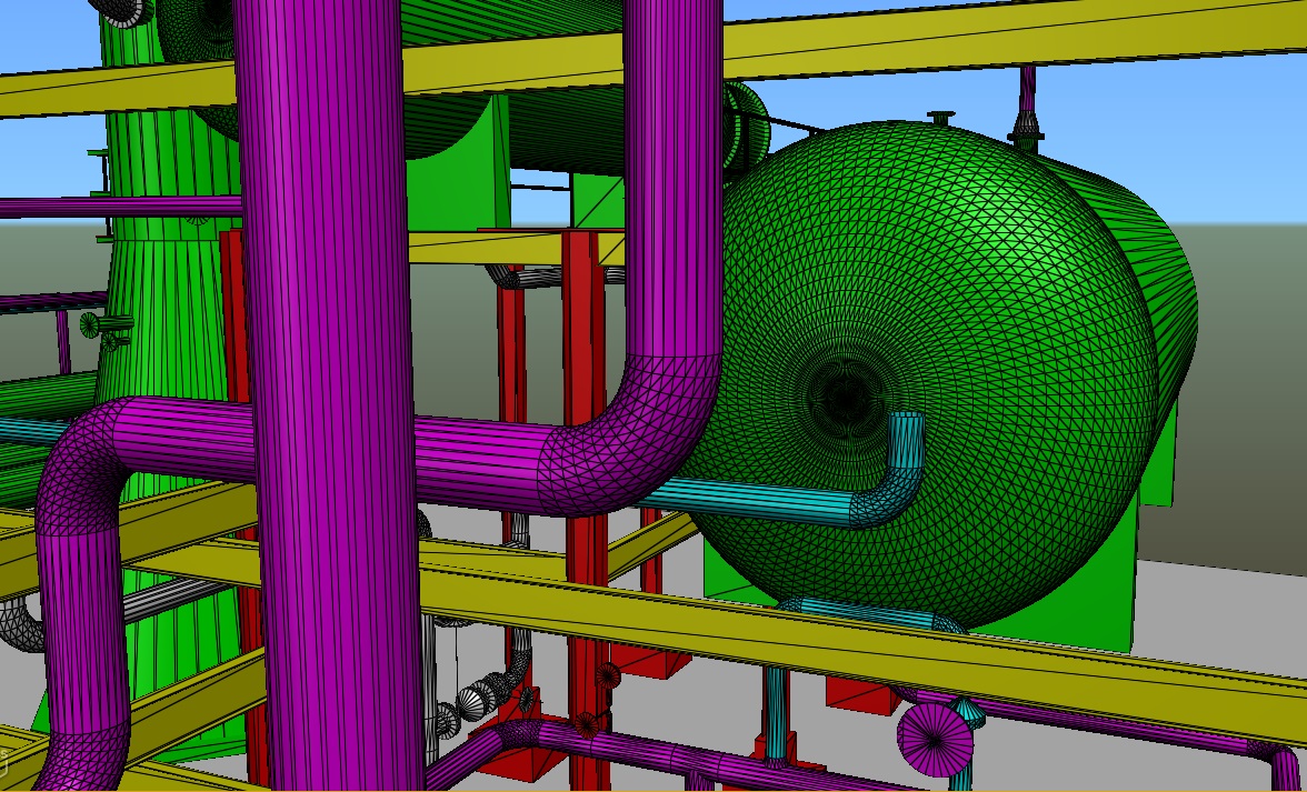 Wiremesh plant model