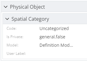 Properties of Spatial Category are merged