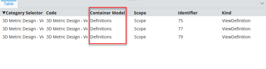 Example when selecting with "property overrides"