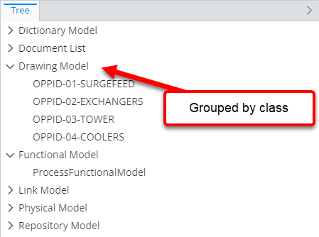 Example of using "group by class" attribute set to "true"