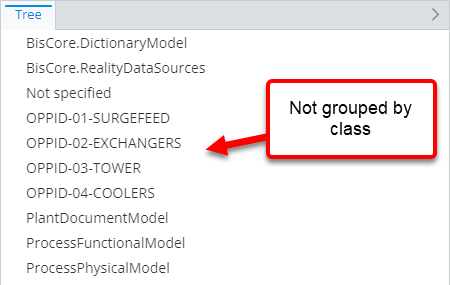 Example of using "group by class" attribute set to "false"
